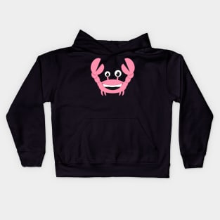 Cheerful crab Kids Hoodie